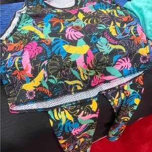 Zumba Fitness top and bottom outfit !!